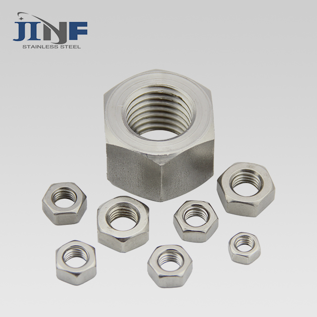 thumbnail image 2 of Albany County Fasteners 304 Stainless Steel Heavy Hex Finish Nuts - Extra Thick, Sizes 1/4-20 To 1-8, Bulk 2 of 4